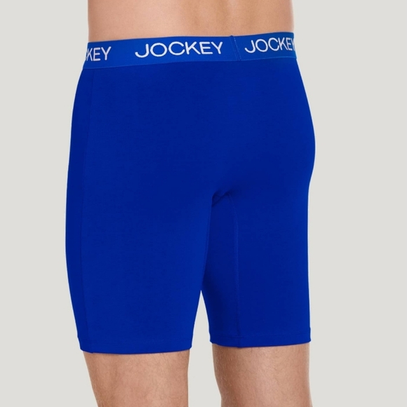 🍆Jockey Sport Silver Cotton Stretch 9" Long Leg Boxer Brief🍆 - Picture 10 of 10